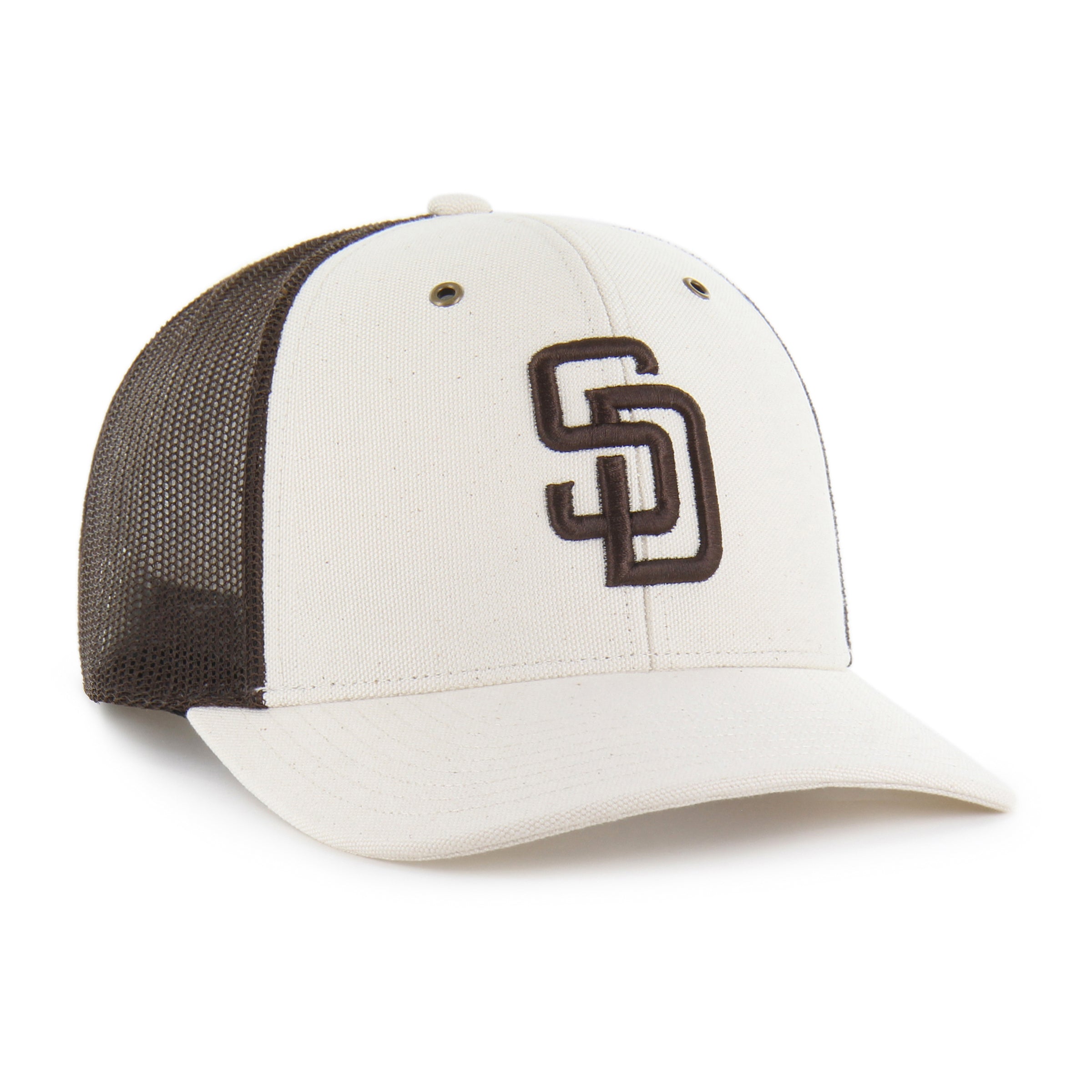 47-trucker-san-diego-padres-carhartt-cap-natural image 4