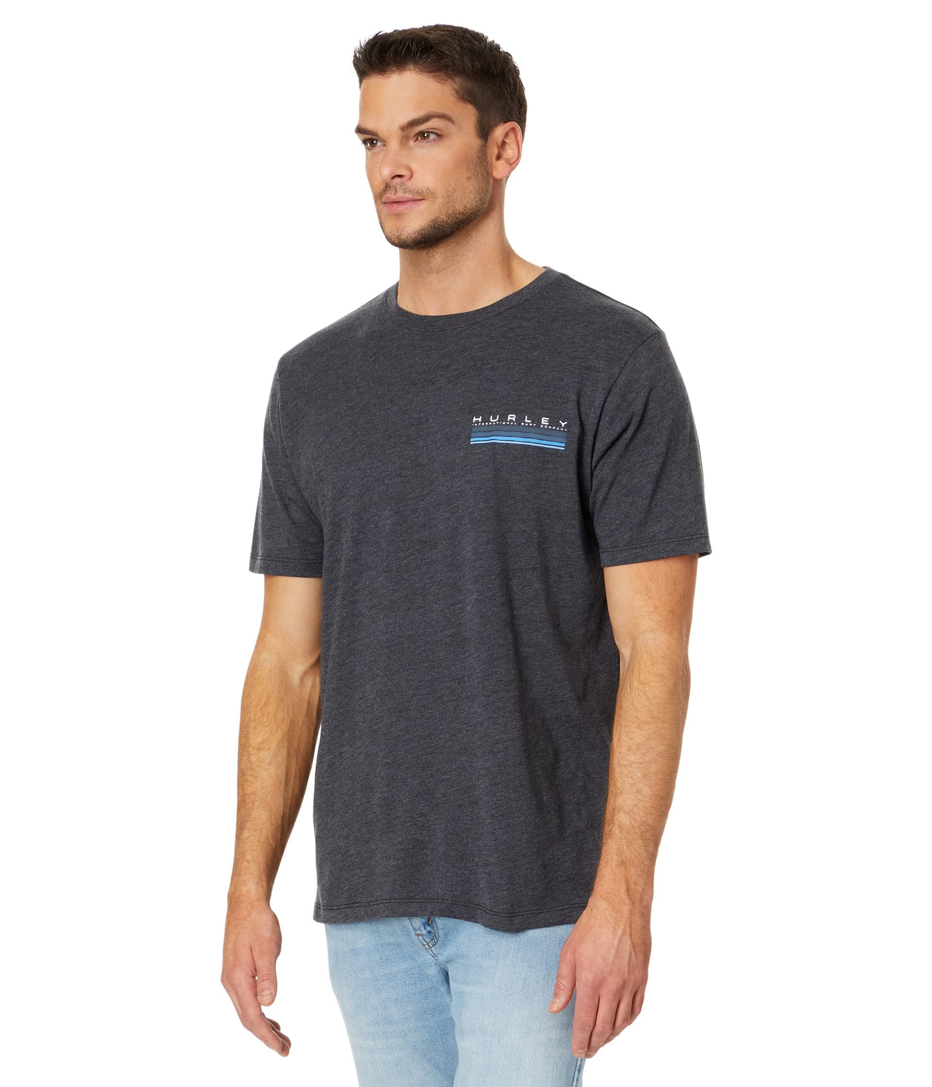 hurley-everyday-throwback-t-shirt-schwarz-herren image 4