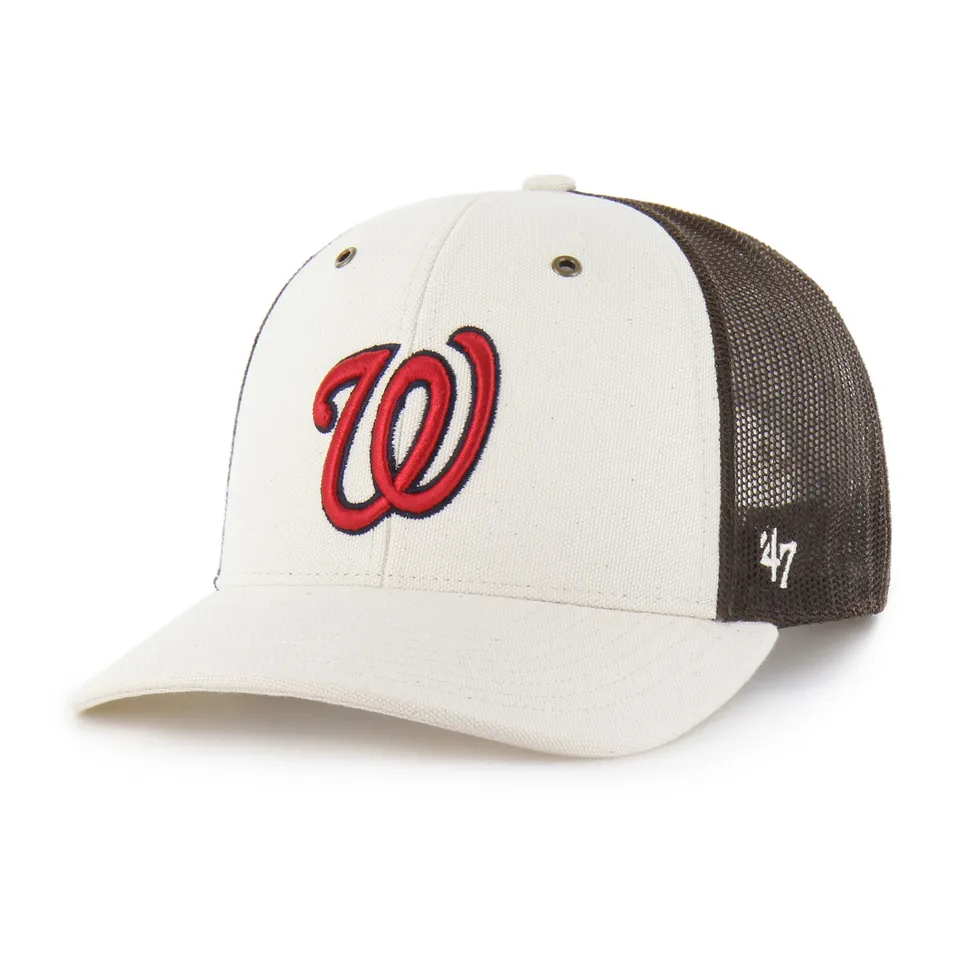 47-trucker-washington-nationals-carhartt-cap-natural image 1