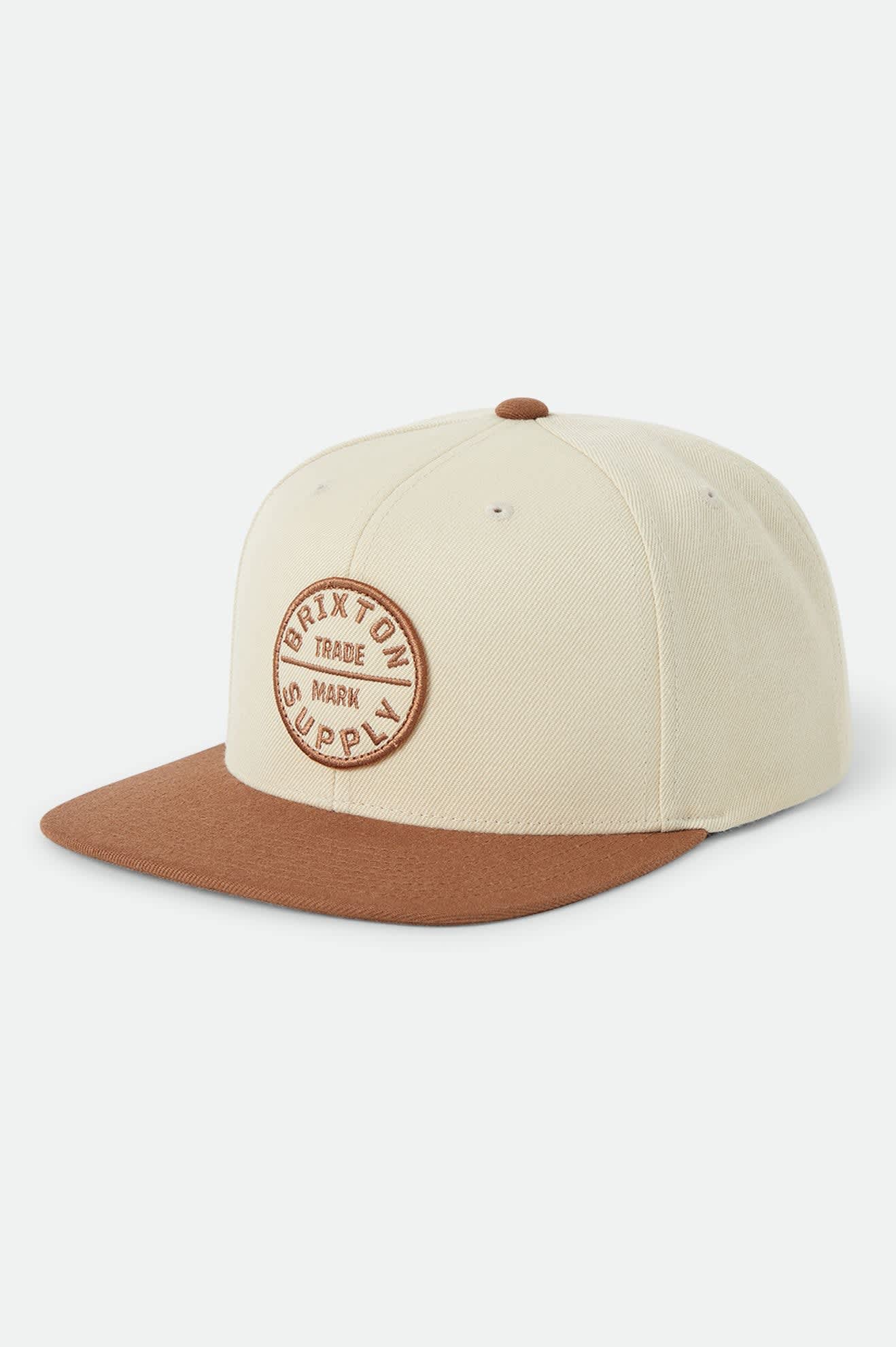 brixton-oath-iii-snapback-cap-khaki-patch image 1