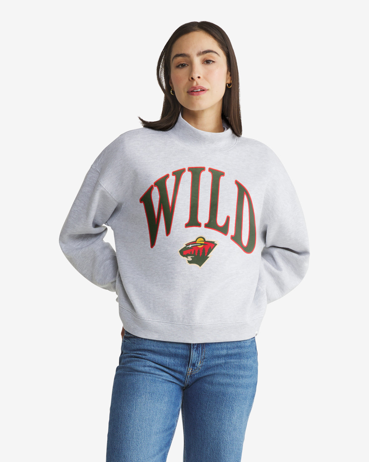 47-brand-vantage-minnesota-wild-pullover-relay-grey-damen image 1