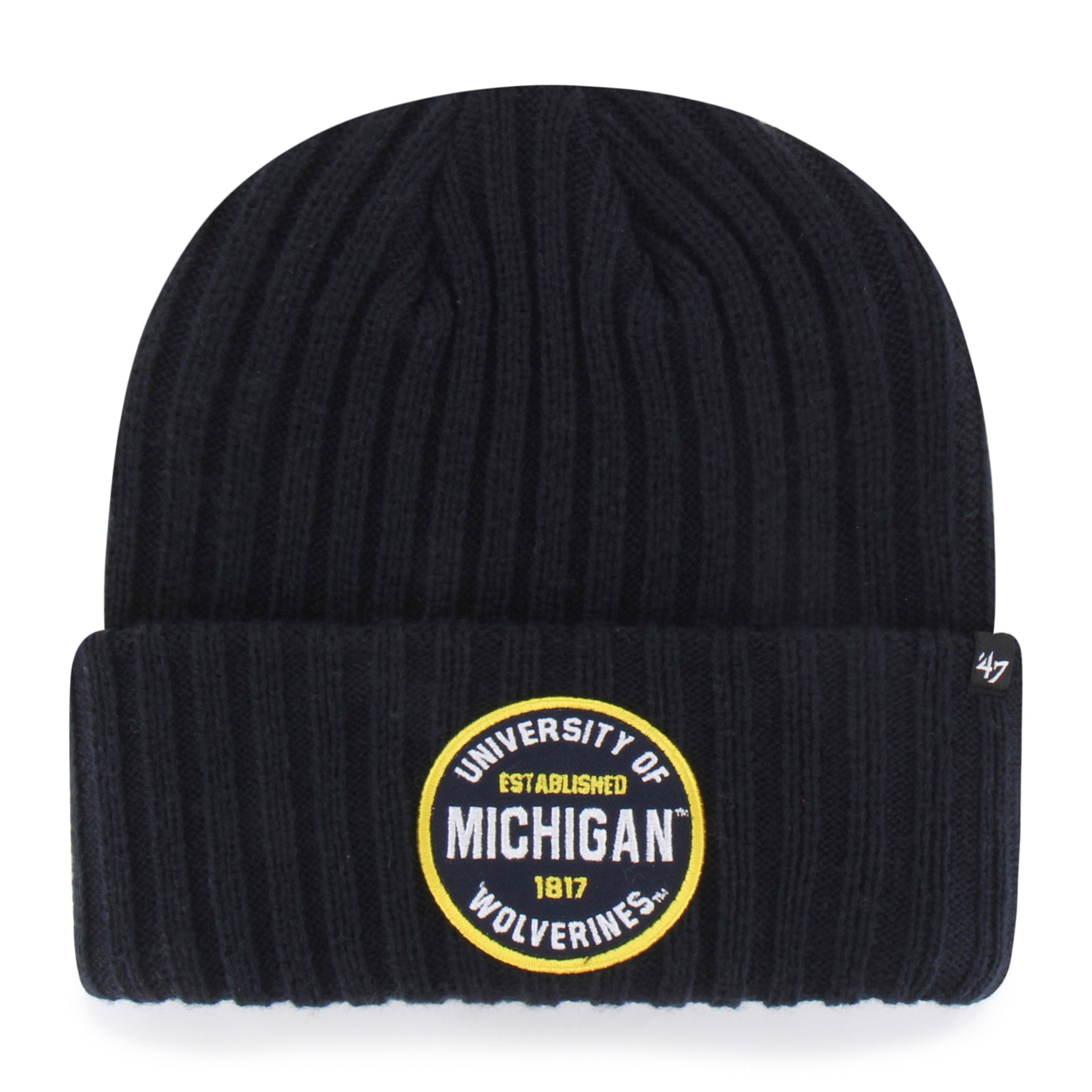 47-brand-cuff-knit-michigan-wolverines-m-tze-navy image 1