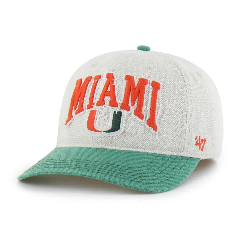 47-franchise-miami-hurricanes-groton-cap-mojave-fitted image 1
