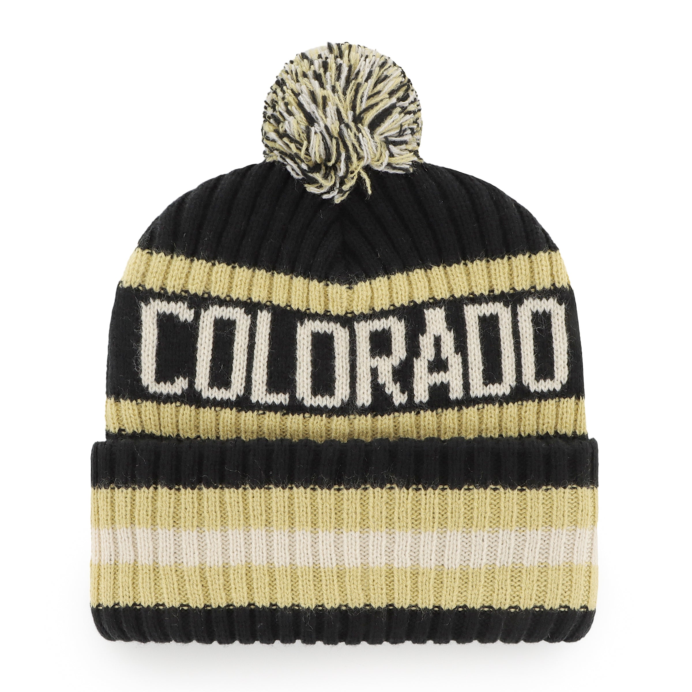 47-bering-cuff-knit-colorado-buffaloes-beanie-schwarz image 2