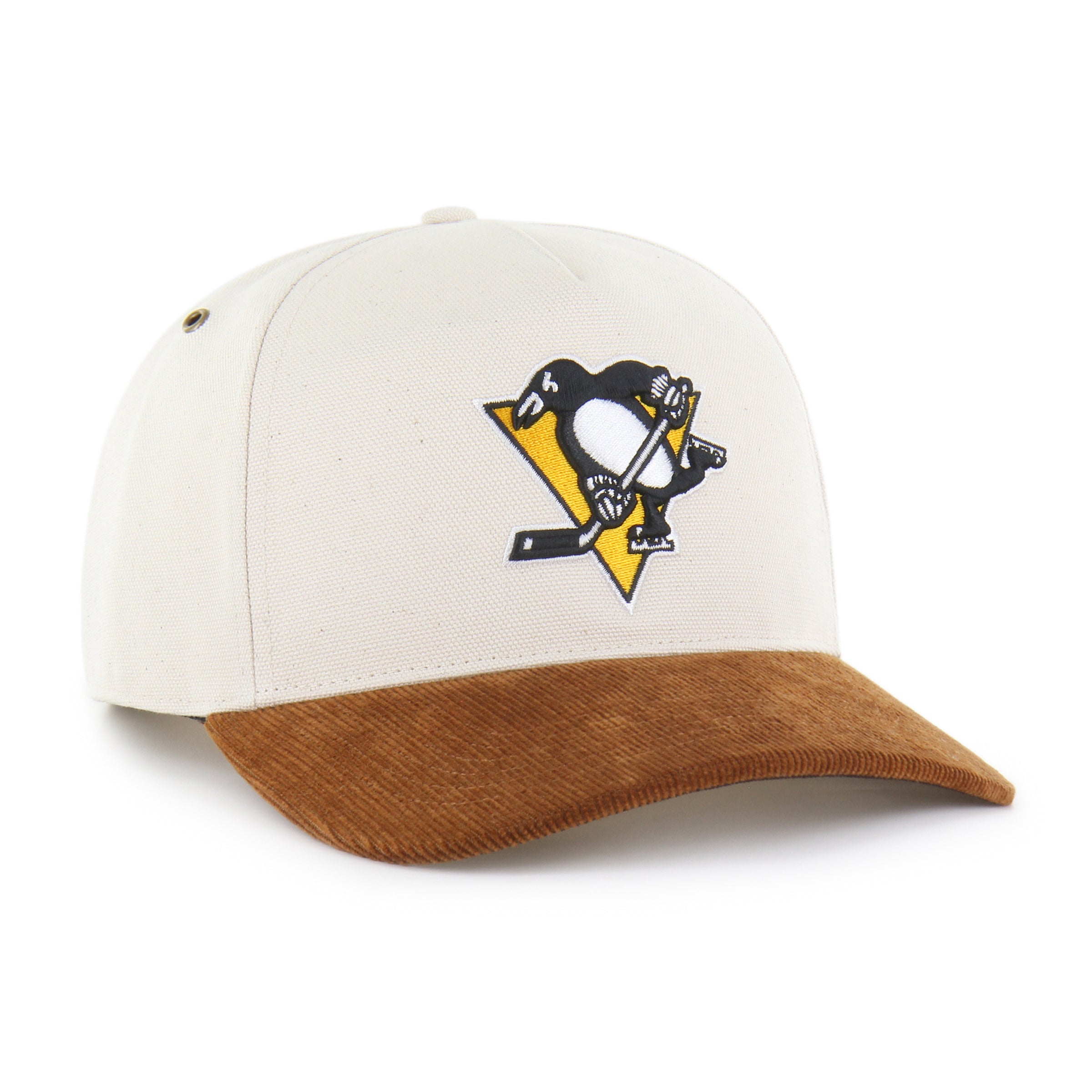 47-brand-penguins-carhartt-undyed-hitch-cap-natural image 4