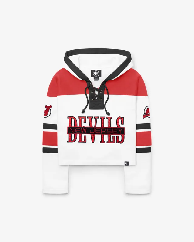 47-lacer-new-jersey-devils-cropped-hoodie-white-wash-damen image 1