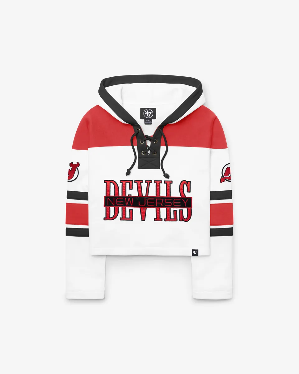 47-lacer-new-jersey-devils-cropped-hoodie-white-wash-damen image 1