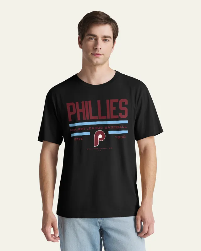47-everyday-tee-philadelphia-phillies-stack-block-t-shirt-schwarz image 1