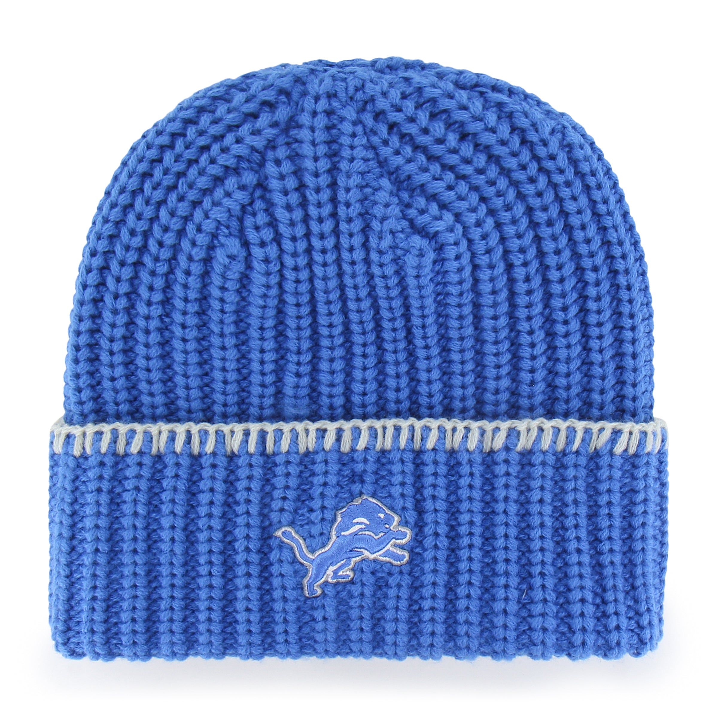 47-brand-knits-detroit-lions-blanket-stitch-cuff-knit-m-tze-blau image 2