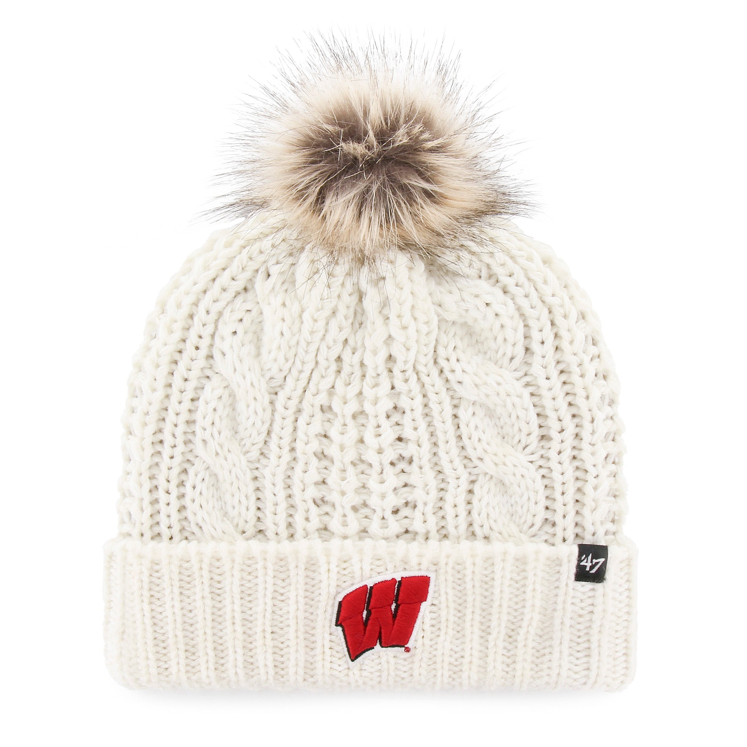 47-meeko-wisconsin-badgers-beanie-wei-damen image 1