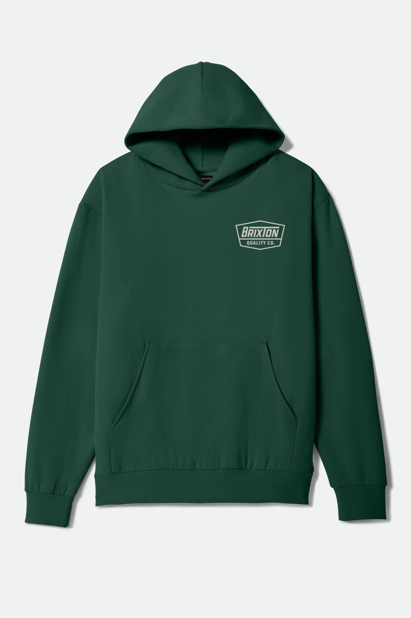brixton-regal-hoodie-forest-green-kapuzenpullover image 2