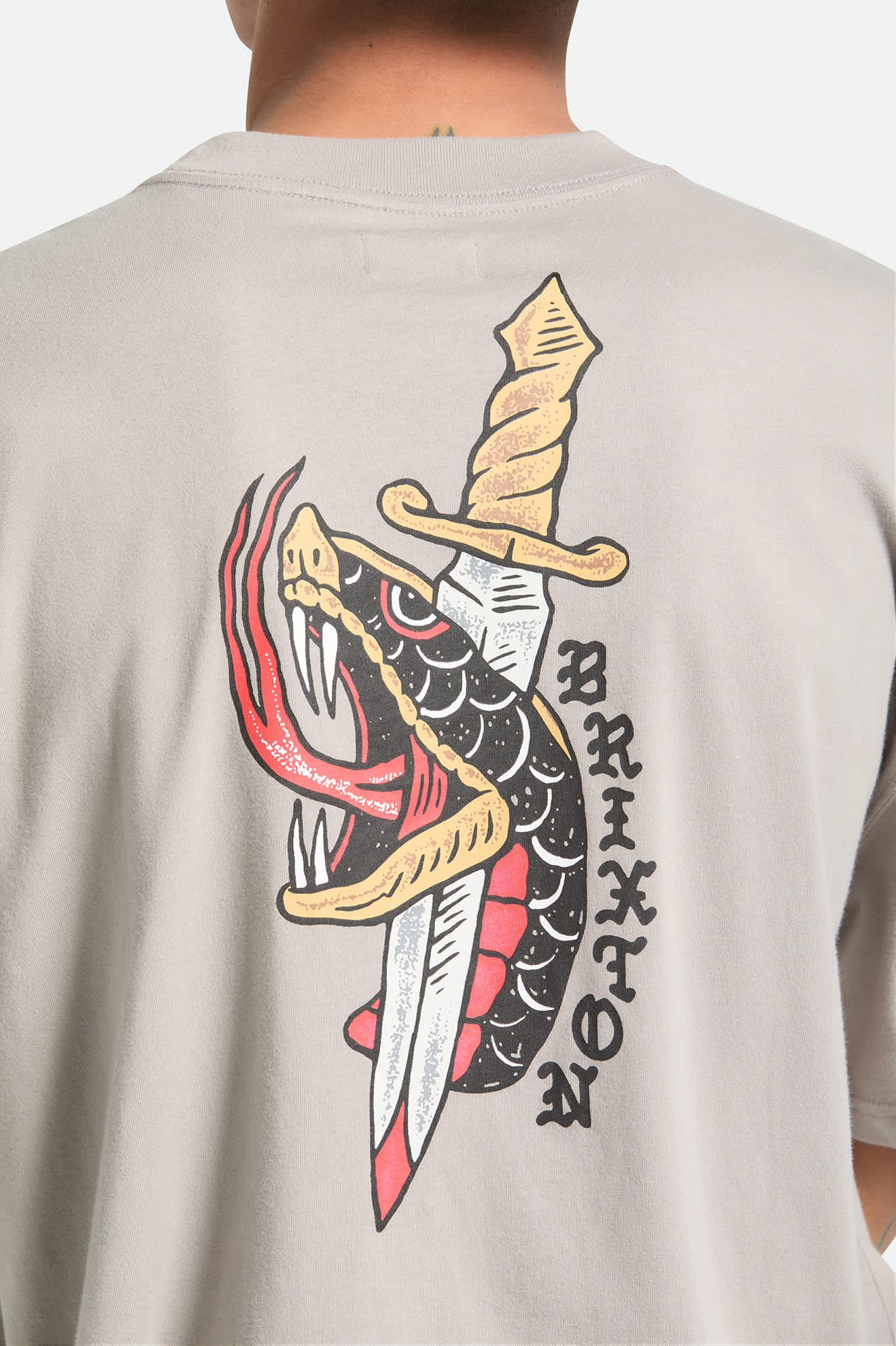 brixton-sword-crop-t-shirt-pebble-stone-damen-boxed image 4