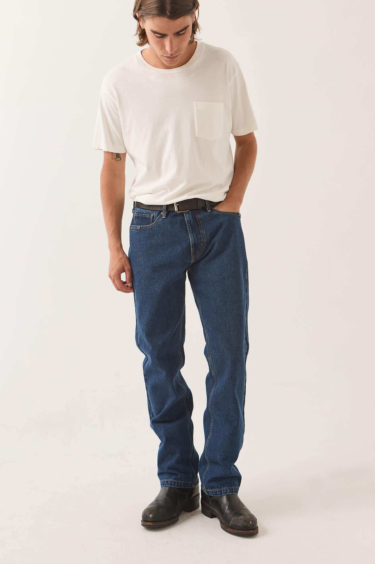brixton-builders-5-pocket-pant-dark-denim-stretchhose image 7