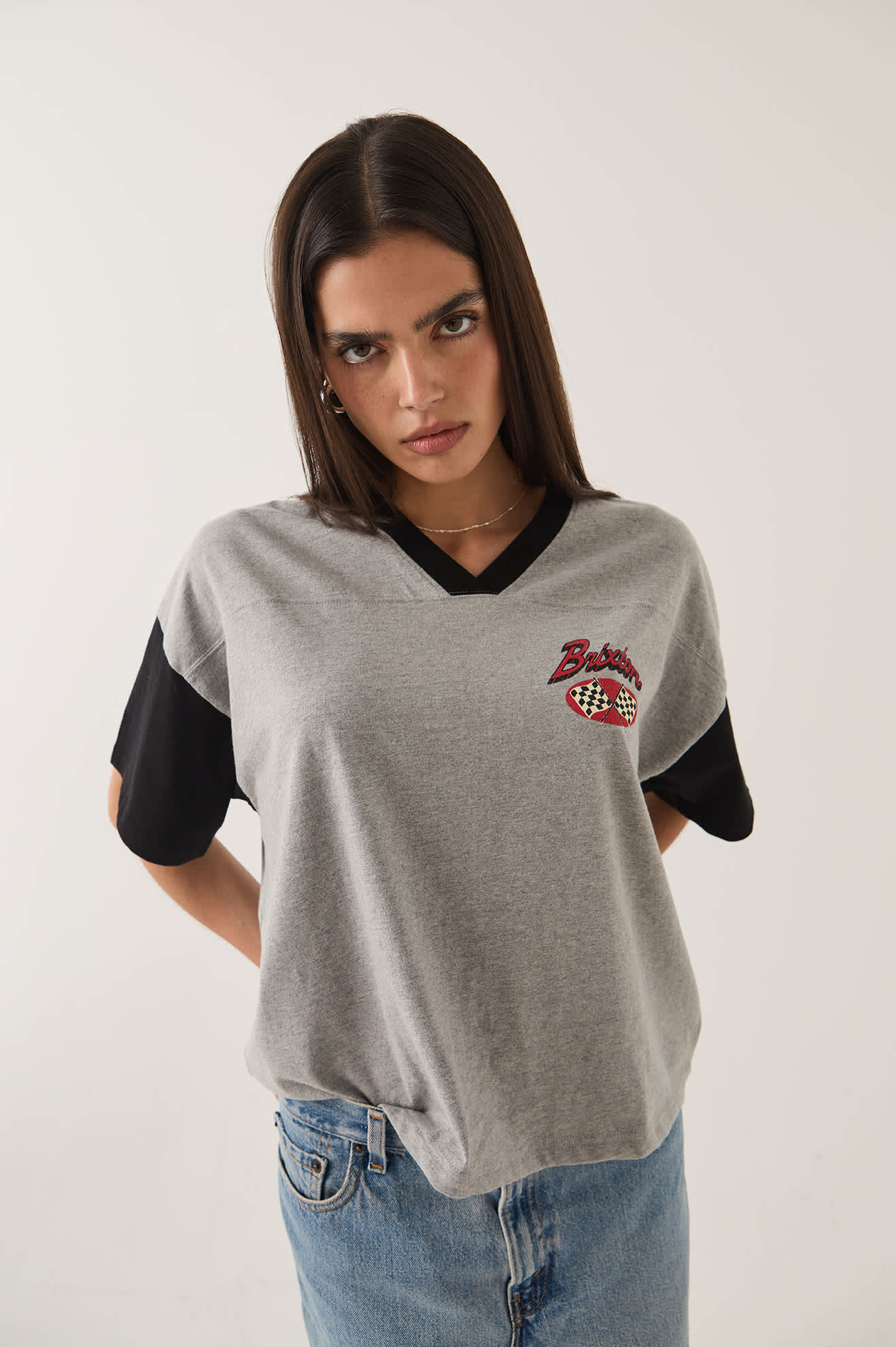 brixton-winners-circle-boxy-t-shirt-heather-grey image 5