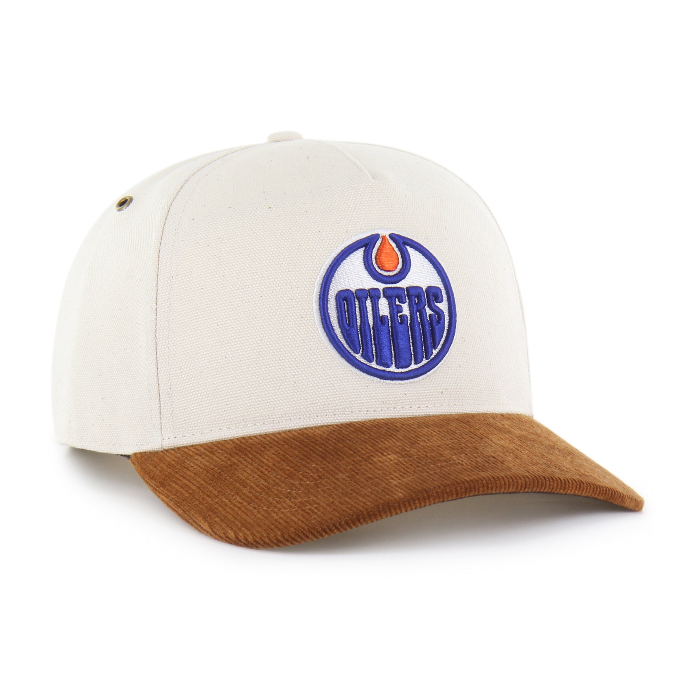 47-hitch-edmonton-oilers-snapback-cap-natural-carhartt image 4