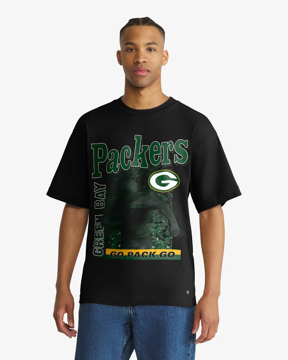 47-foundation-tee-speed-burst-packers-t-shirt-herren-schwarz image 1