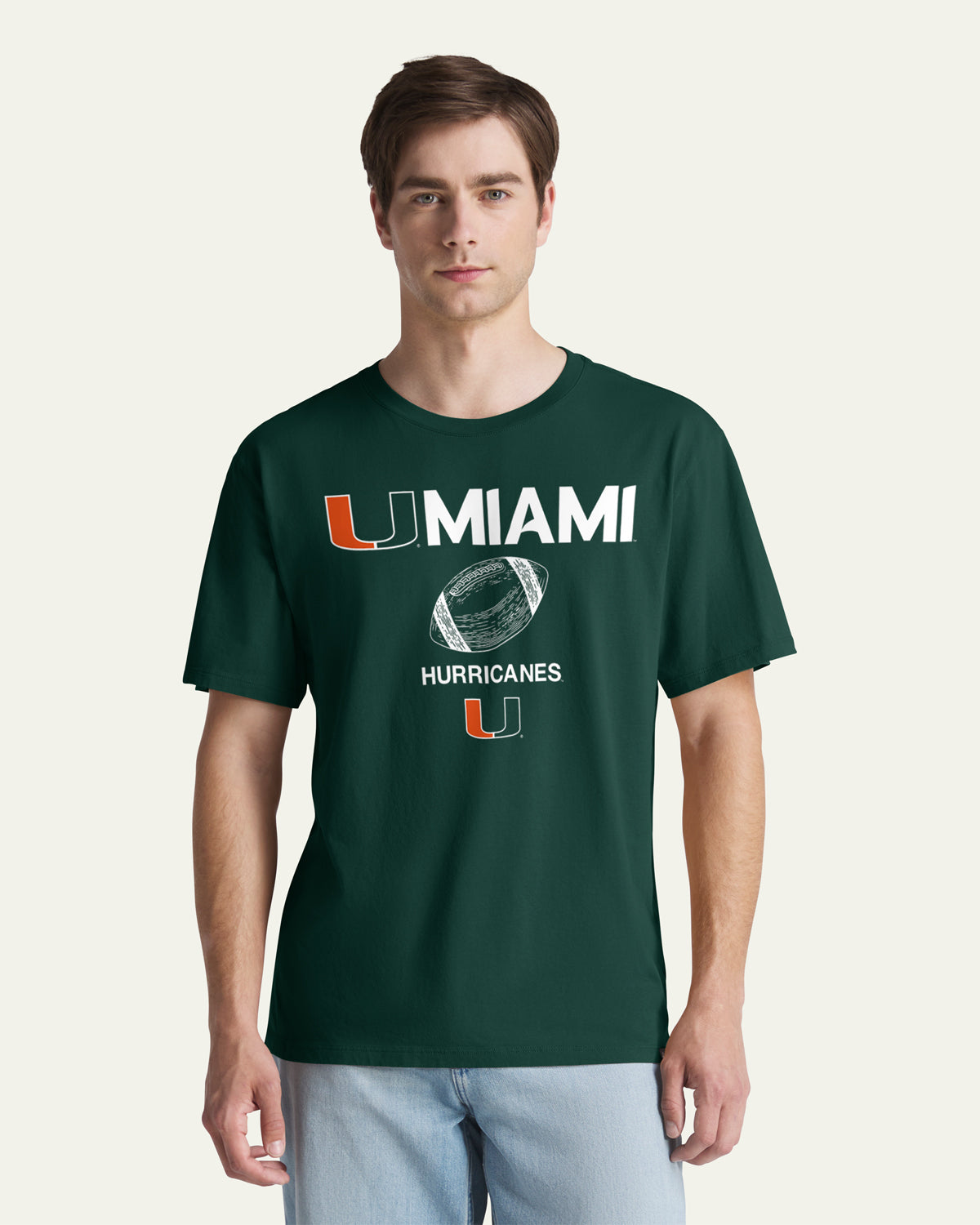 47-everyday-tee-miami-hurricanes-herren-t-shirt-dunkelgr-n image 1
