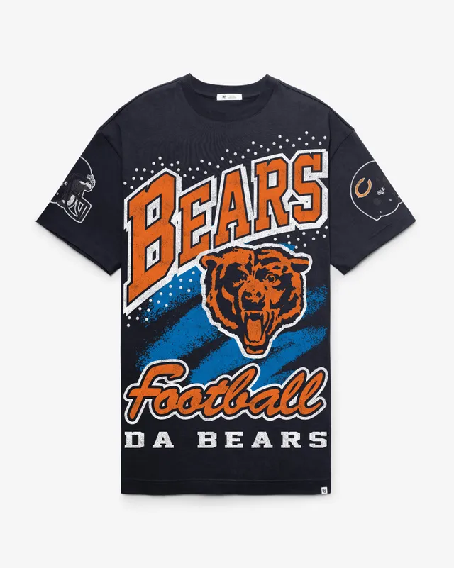 47-brand-foundation-chicago-bears-t-shirt-kleid-navy-damen image 1