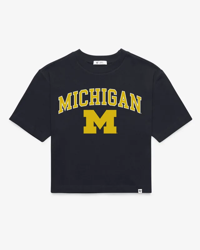 47-reed-city-michigan-arch-game-t-shirt-navy-damen image 1