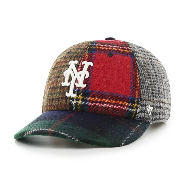 47-brand-47-clean-up-mets-cap-red-mister-mort-tartan-visor image 1