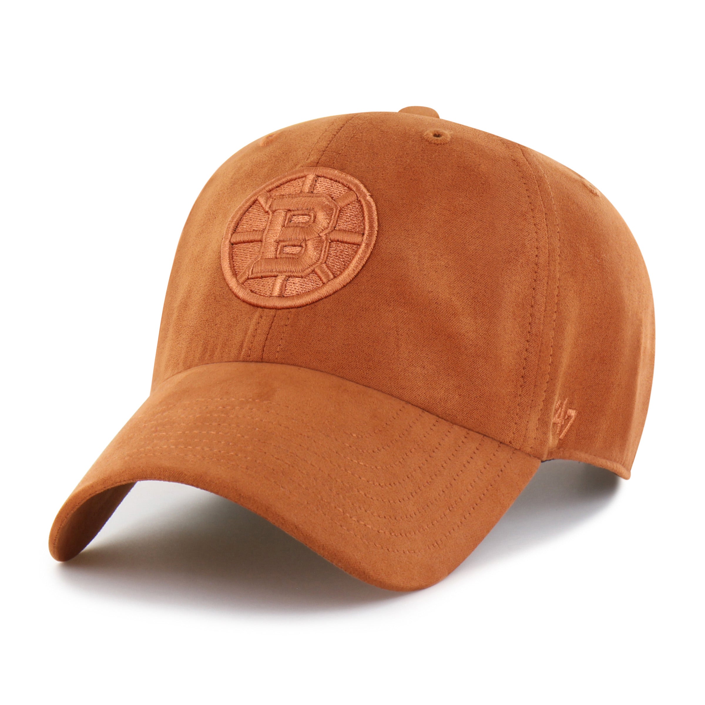 47-clean-up-boston-bruins-cap-burnt-orange-suede-osf image 1