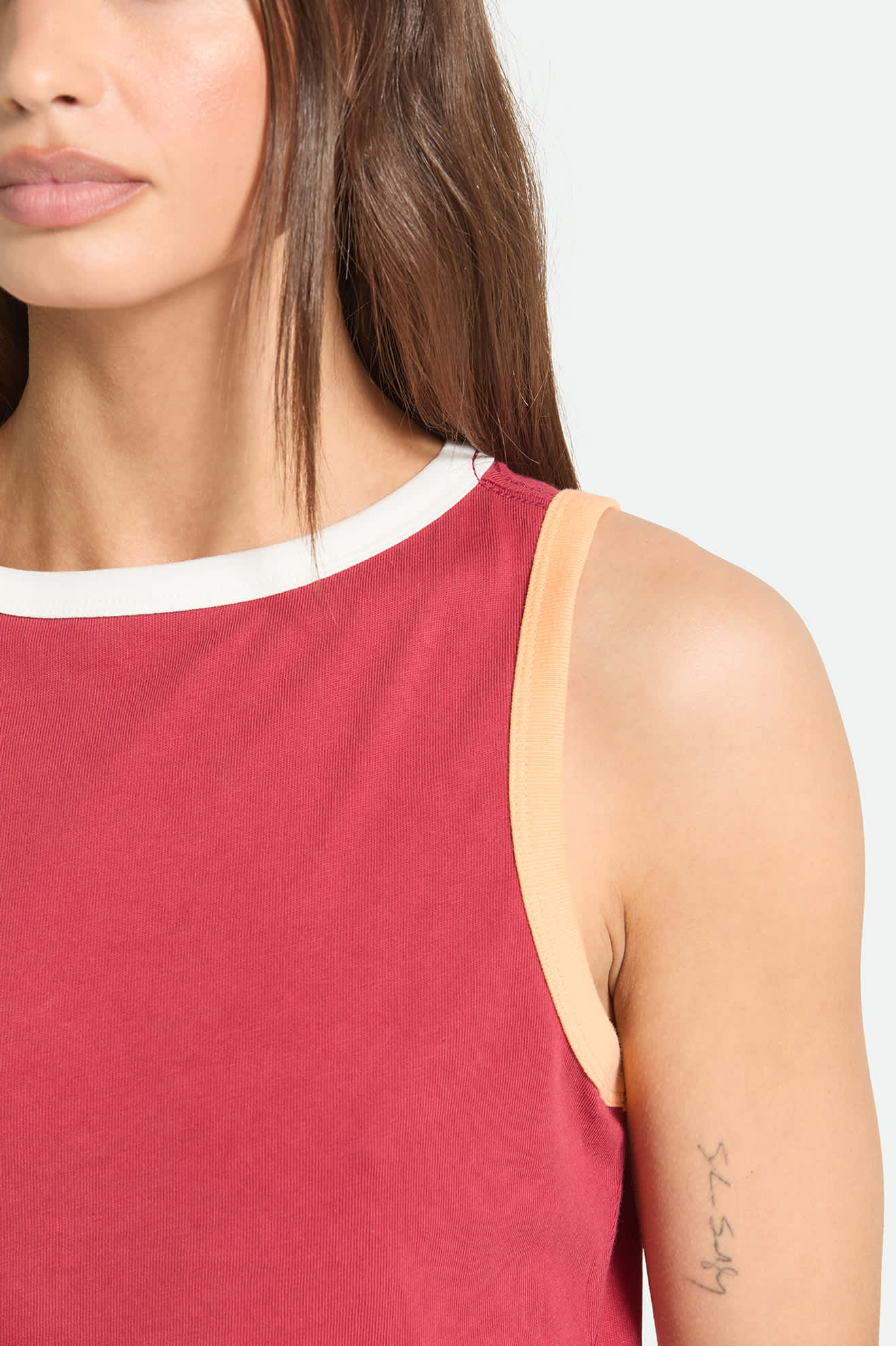 brixton-carefree-organic-garment-dye-cropped-tank-top-robust-red image 5