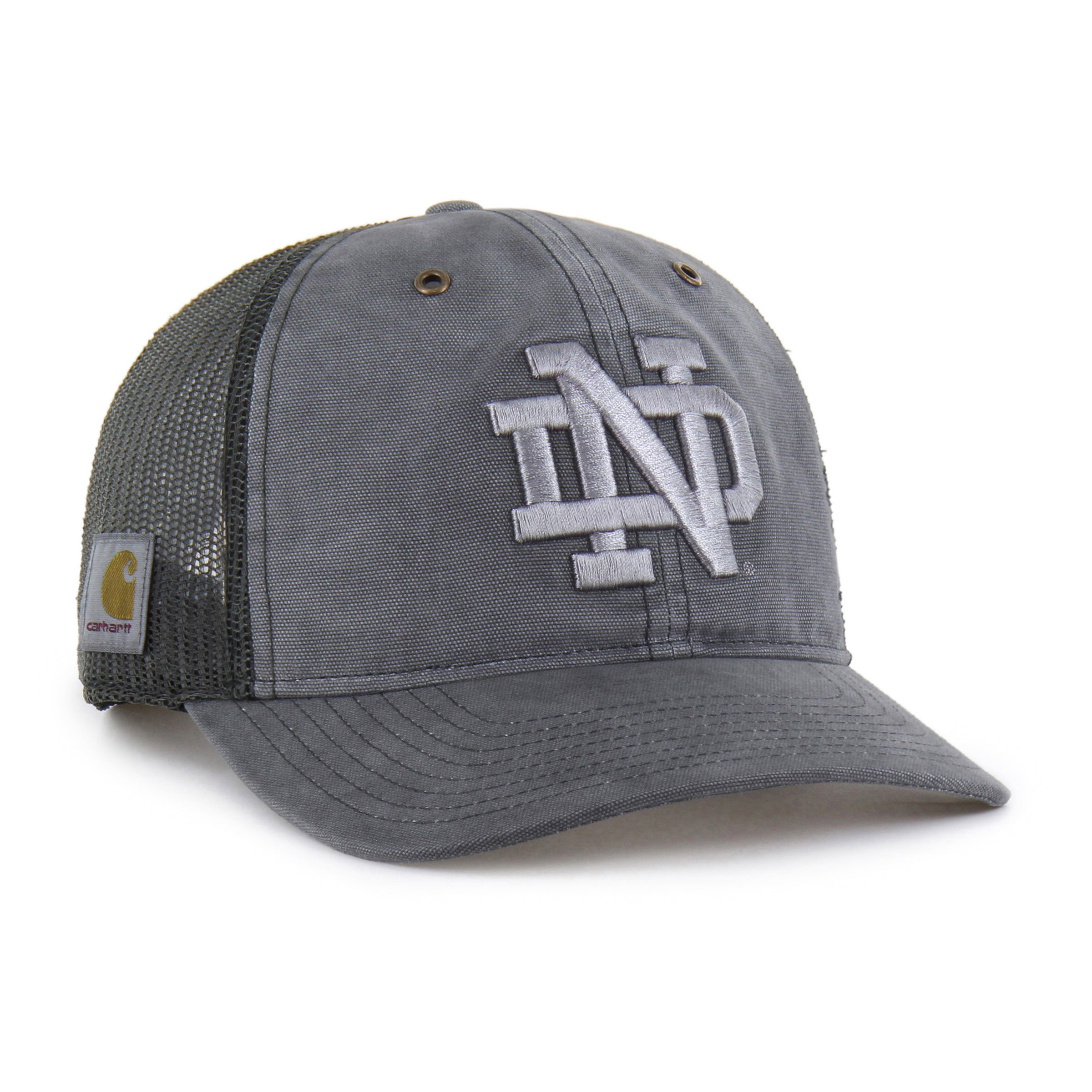 47-trucker-notre-dame-carhartt-cap-schwarz-snapback image 1