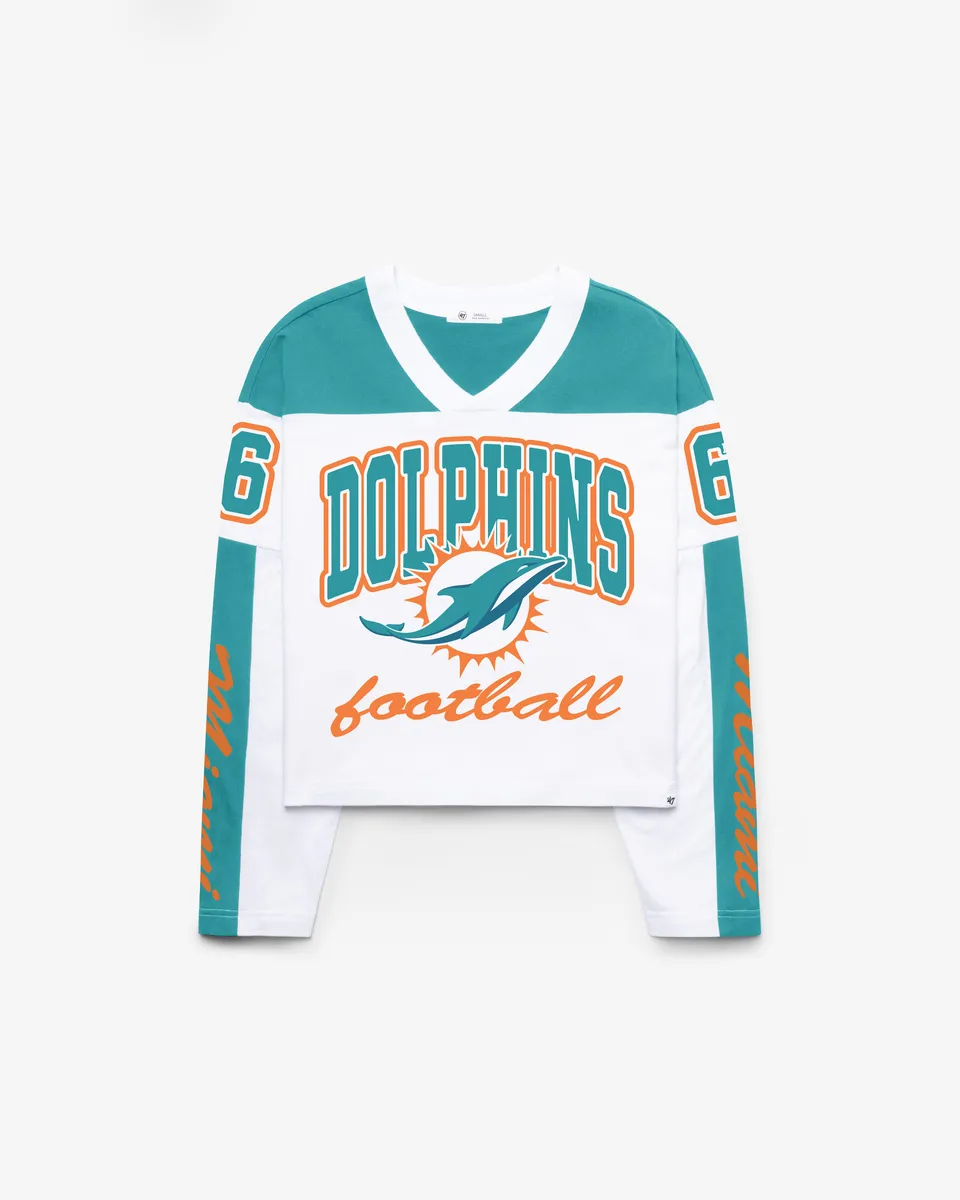 47-miami-dolphins-metro-jersey-t-shirt-damen-wei image 1