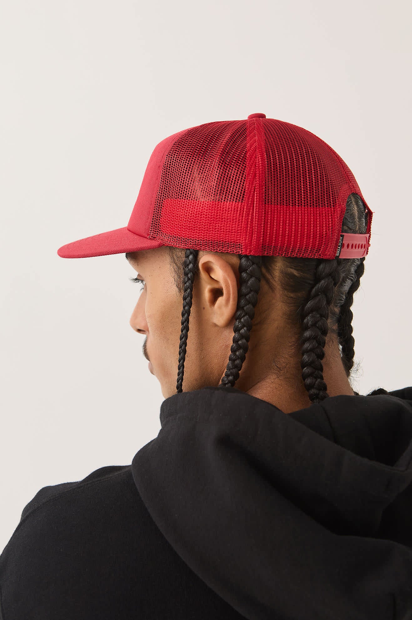 brixton-ford-4x4-chrome-trucker-cap-rangoon-red-verstellbar image 4