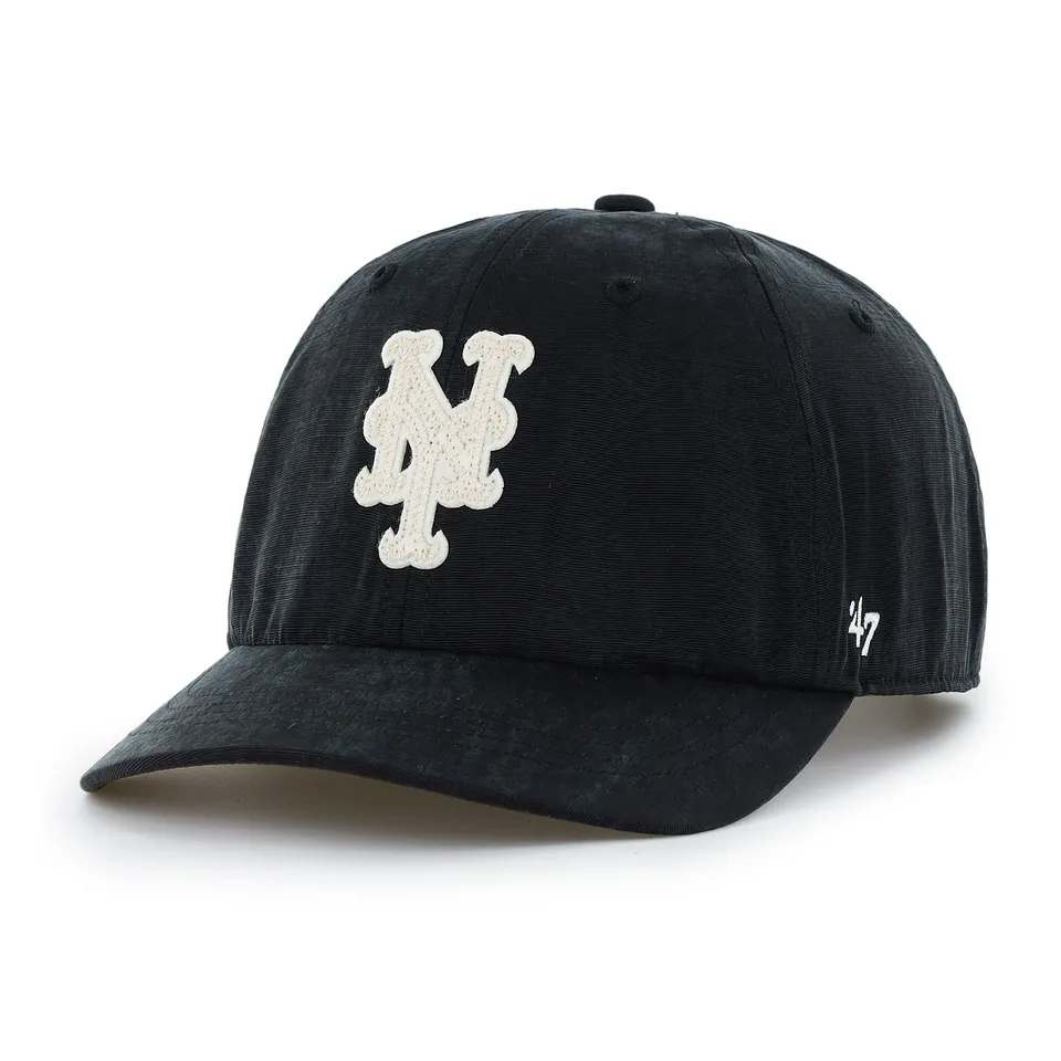 47-clean-up-short-visor-cap-mets-schwarz image 1