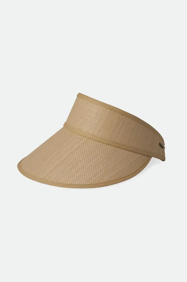 brixton-newport-straw-visor-natural-sonnen-visor image 1