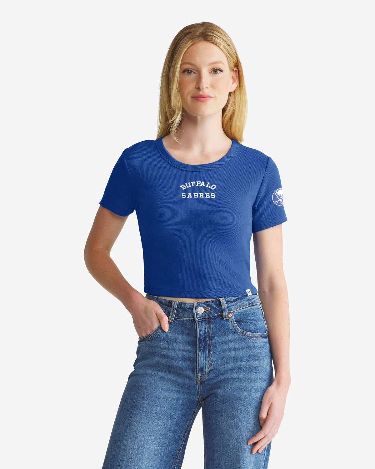 47-baby-rib-tee-buffalo-sabres-t-shirt-royal-damen image 1