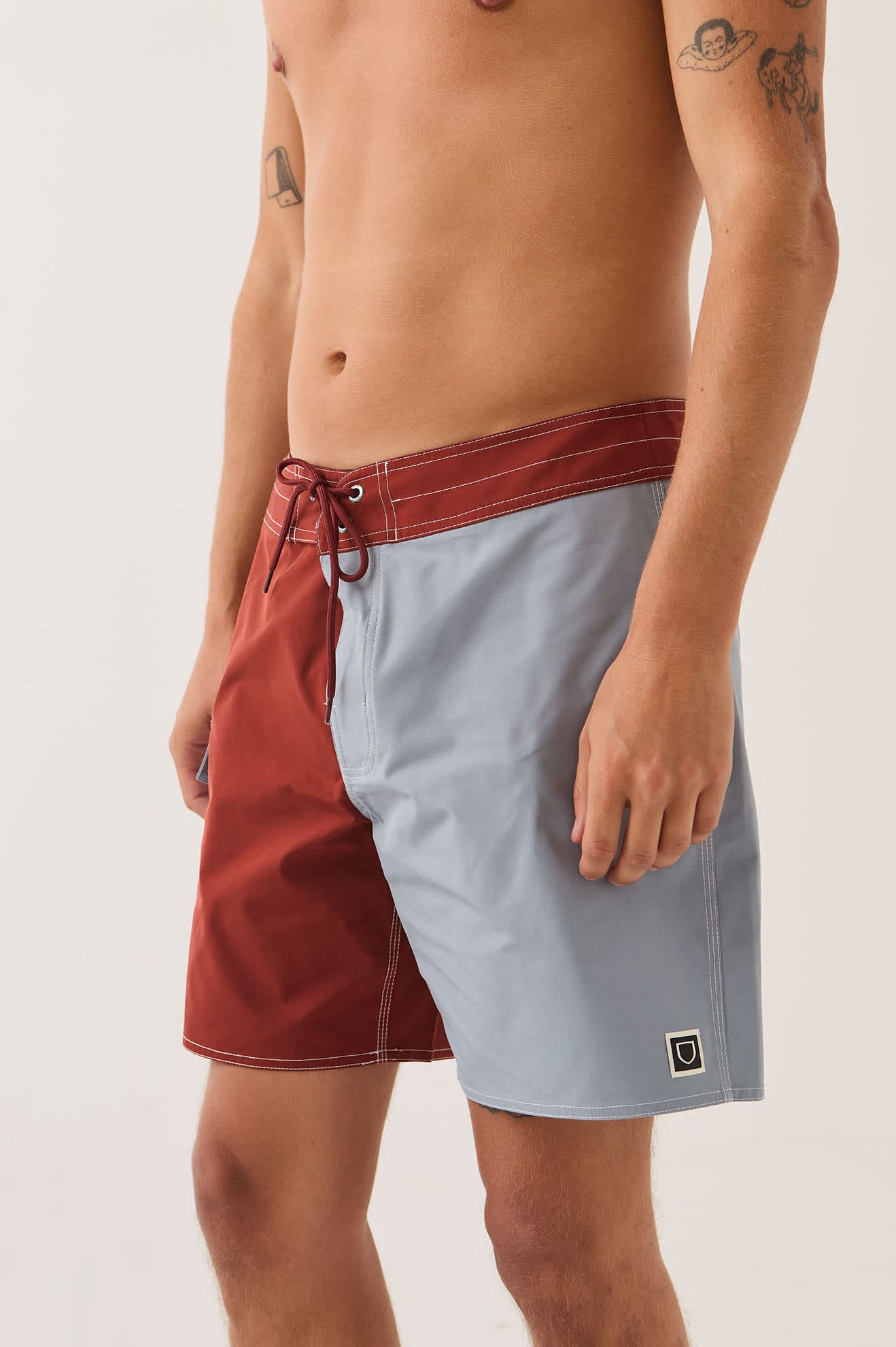 brixton-classic-trunk-17-boardshorts-dark-brick image 5