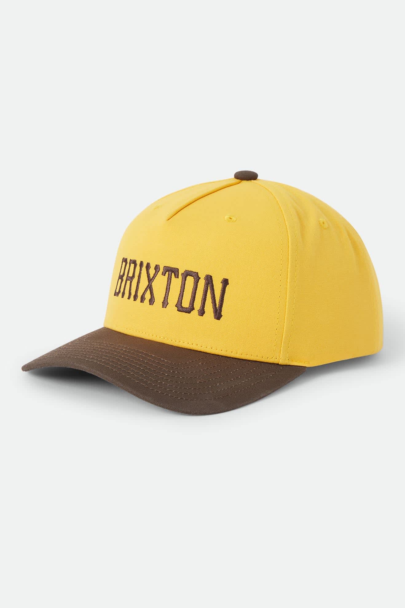 brixton-homerun-snapback-golden-hour-walnut-bio-baumwolle image 1