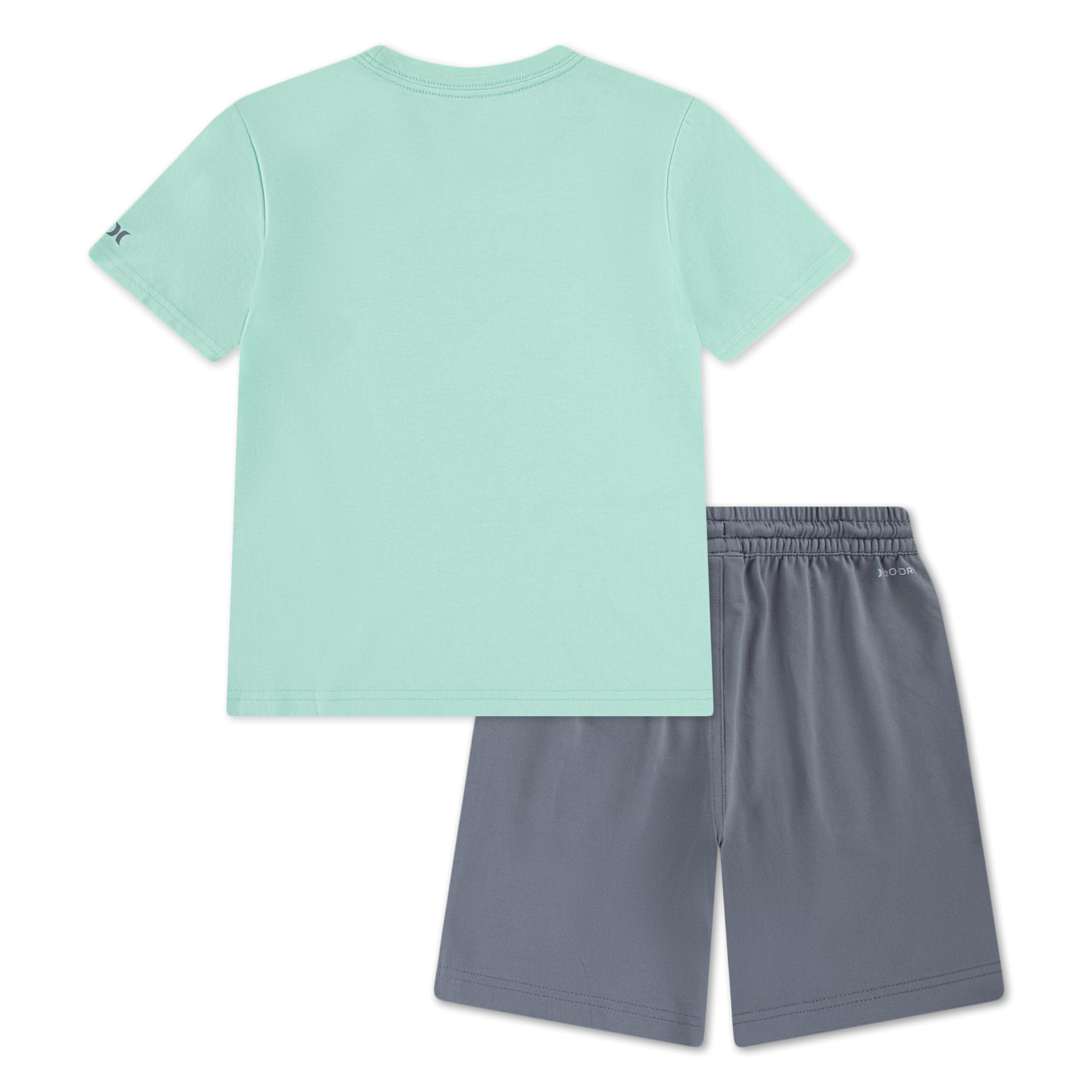hurley-set-t-shirt-shorts-jungen-grau-2-teilig image 2