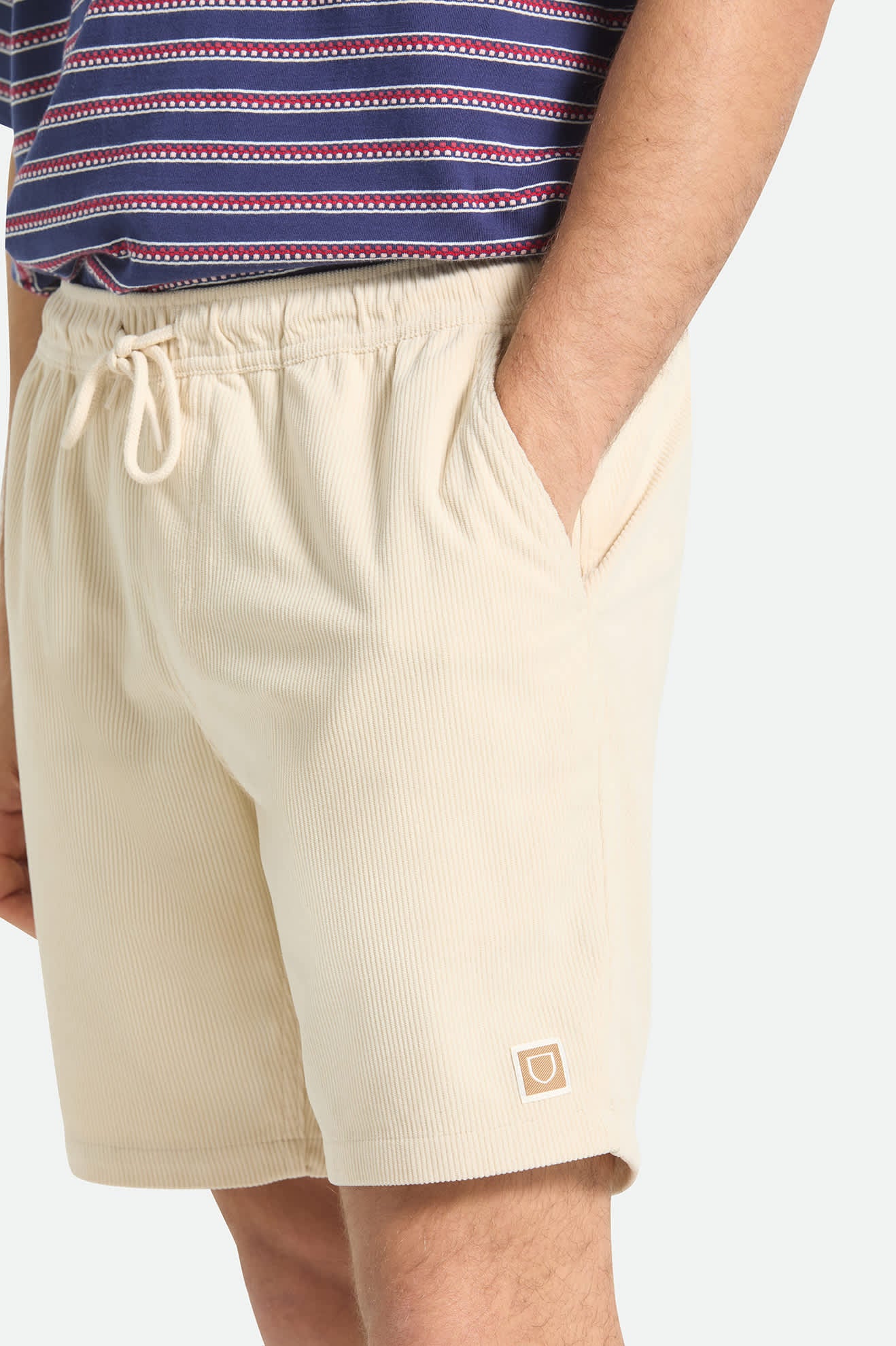 brixton-everyday-cord-shorts-whitecap-relaxed-fit image 5
