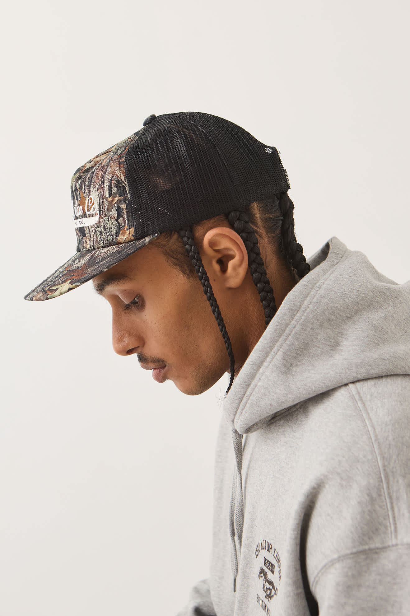 brixton-ford-trucker-cap-boxwood-green image 6