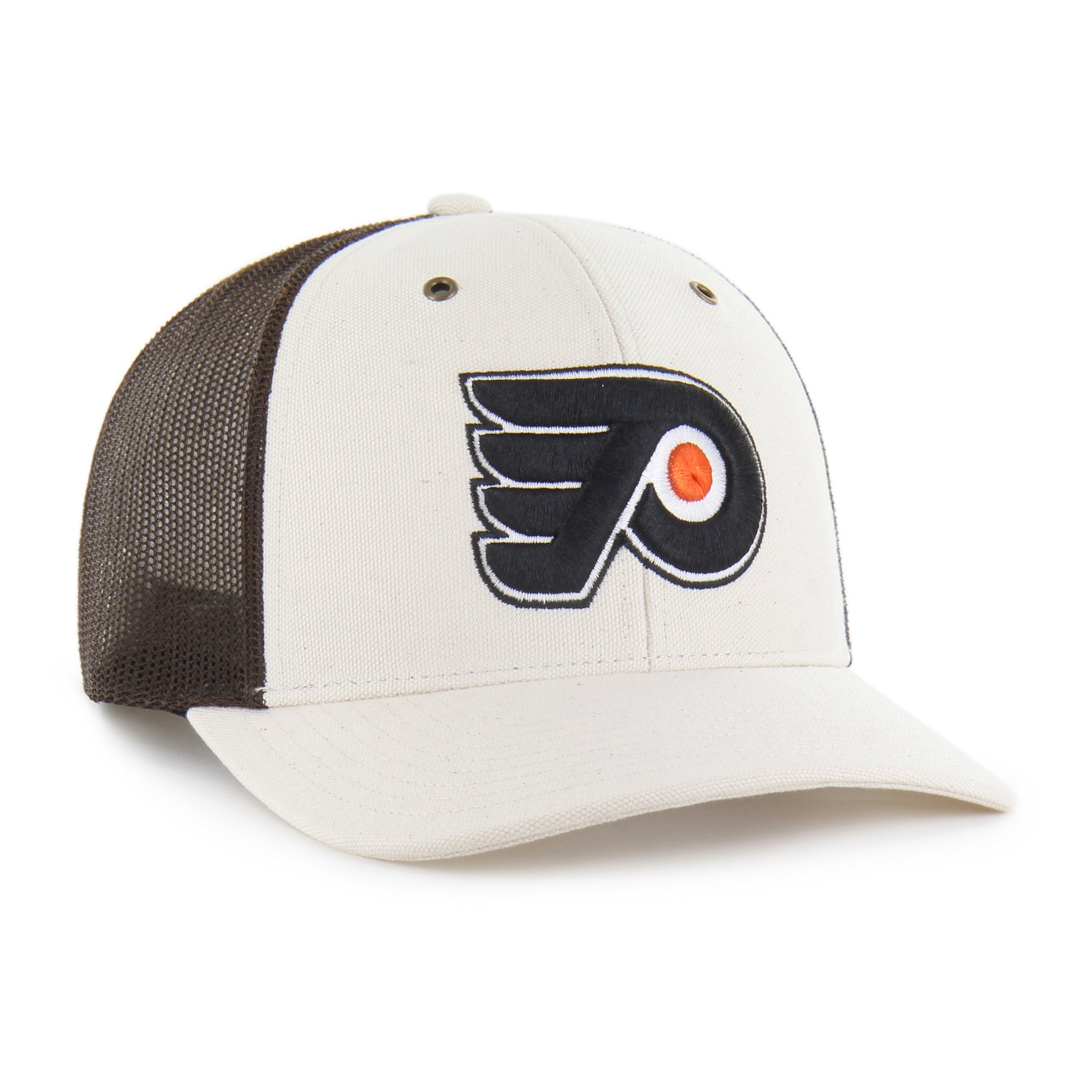 47-brand-47-trucker-philadelphia-flyers-cap-natural-snapback image 4