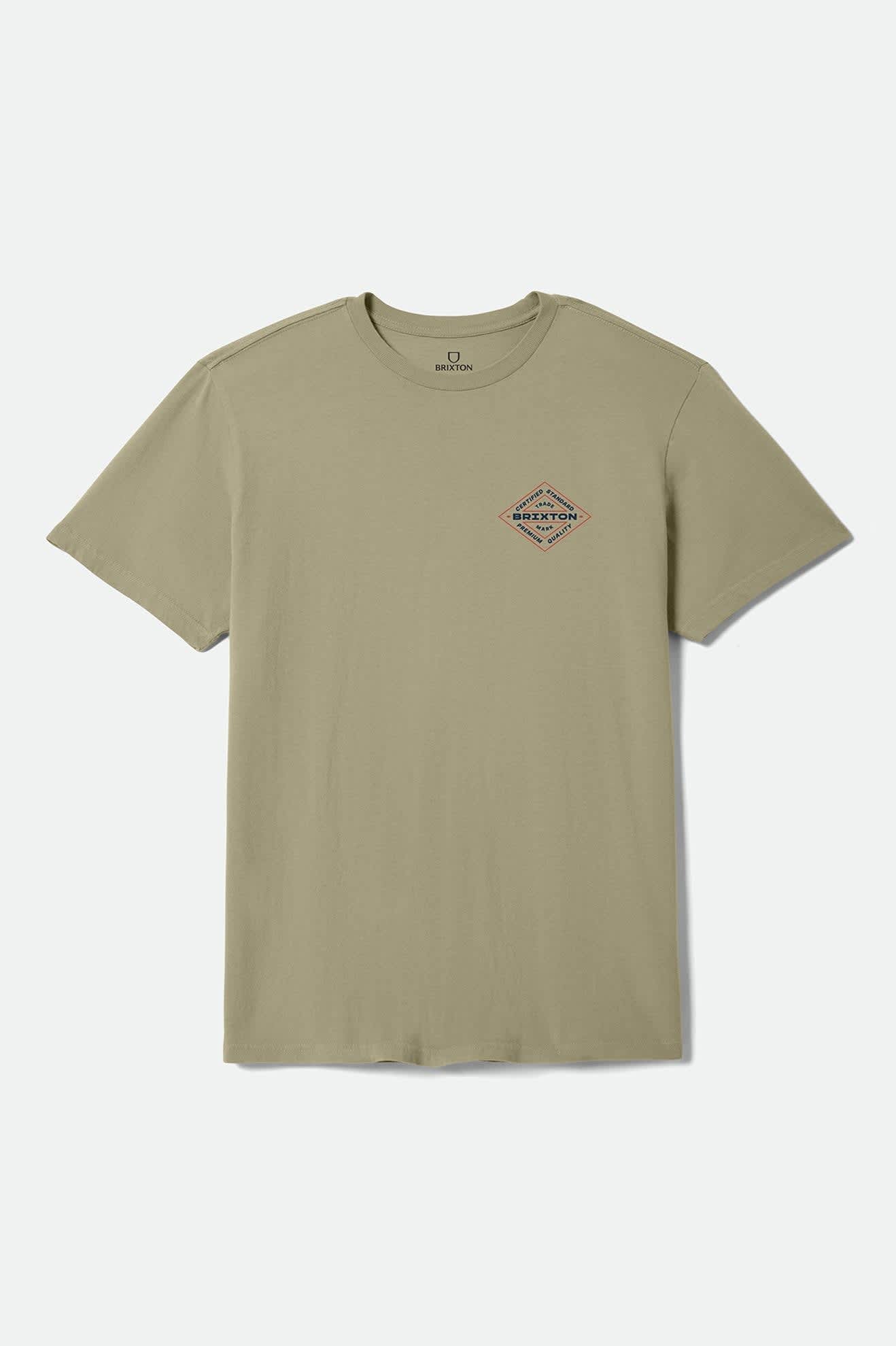 brixton-lowry-standard-t-shirt-olive-surplus-worn-wash image 1