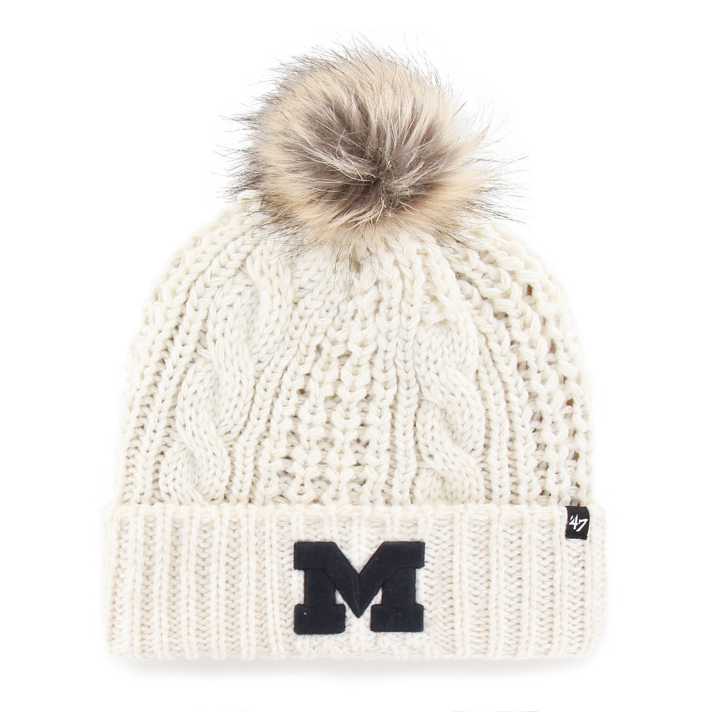 47-meeko-michigan-wolverines-cuff-knit-m-tze-damen-wei image 1