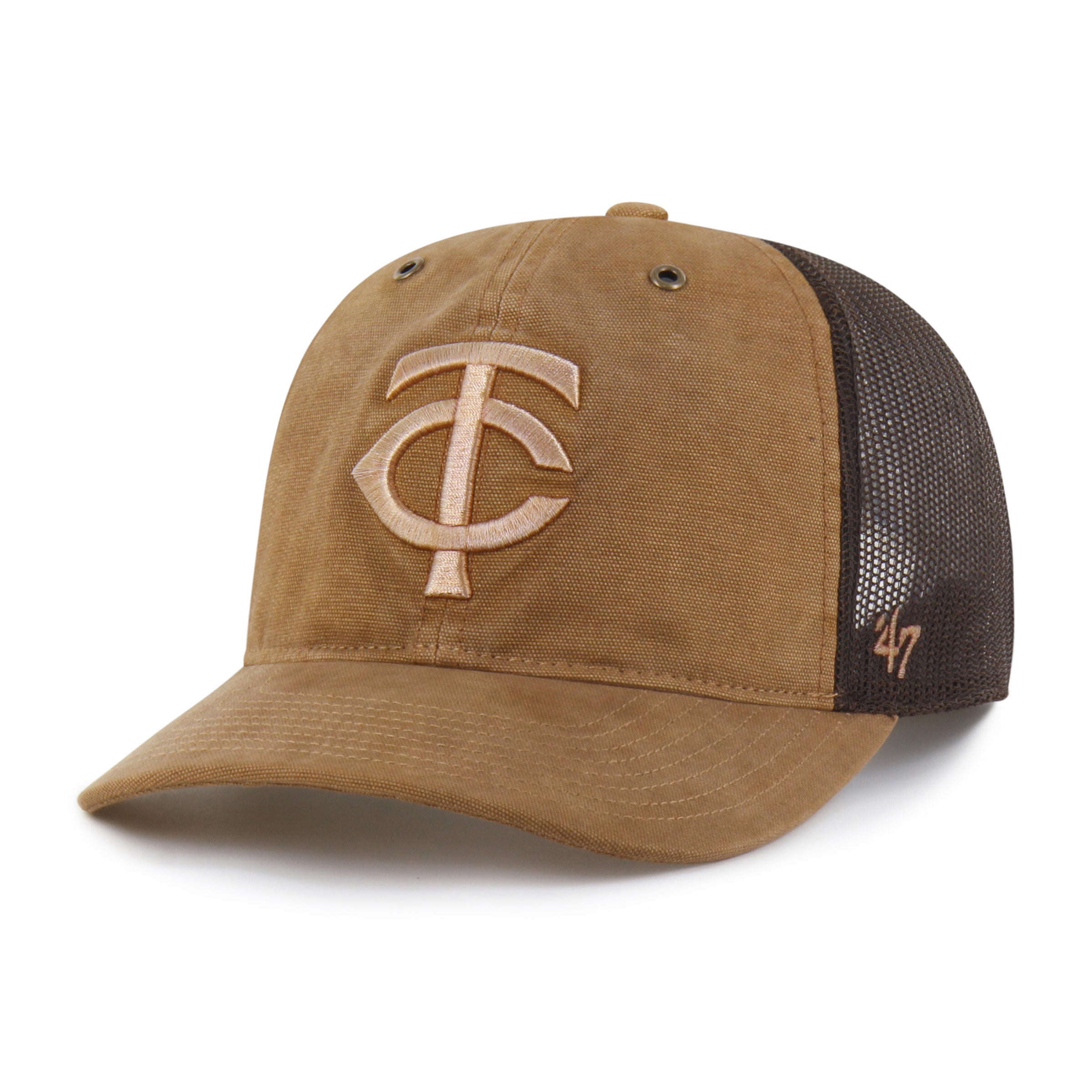 47-brand-47-trucker-minnesota-twins-cap-braun-snapback image 4