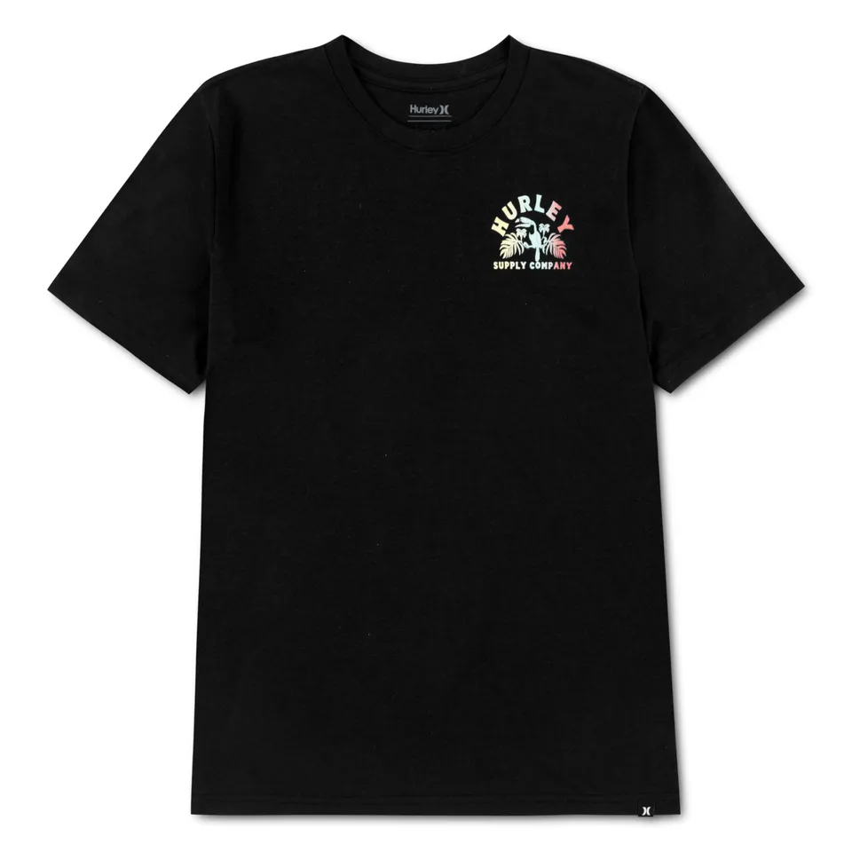 hurley-89134-grafik-t-shirt-kinder-8-10-jahre-kurzarm image 1