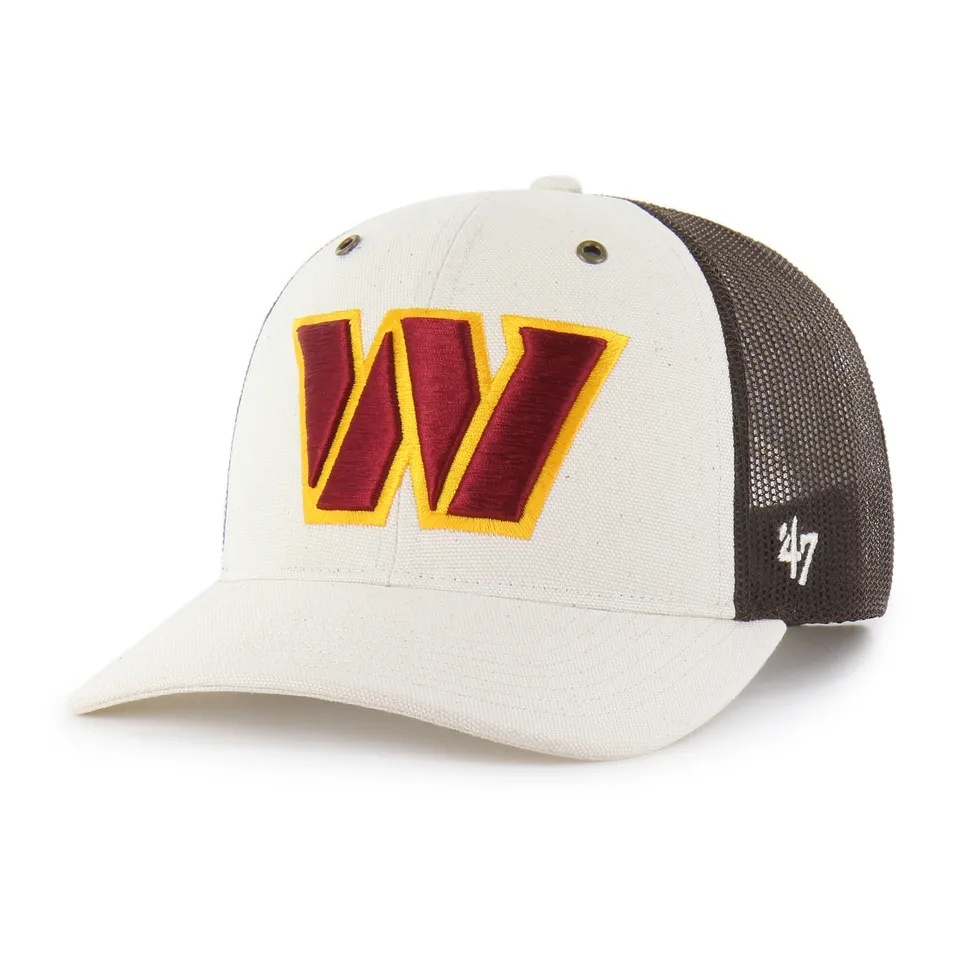 47-trucker-washington-commanders-carhartt-undyed-cap-natural image 1