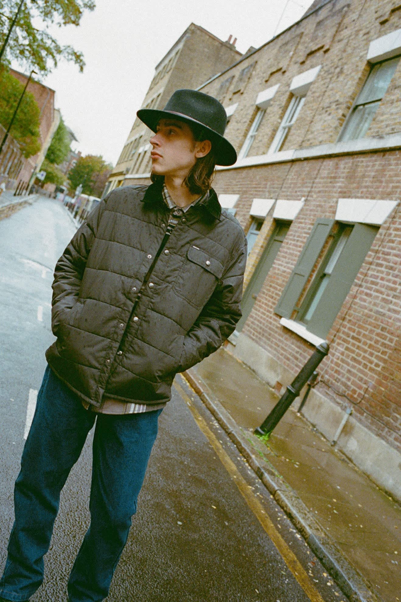 brixton-messer-fedora-filzhut-schwarz-wollfilz image 3