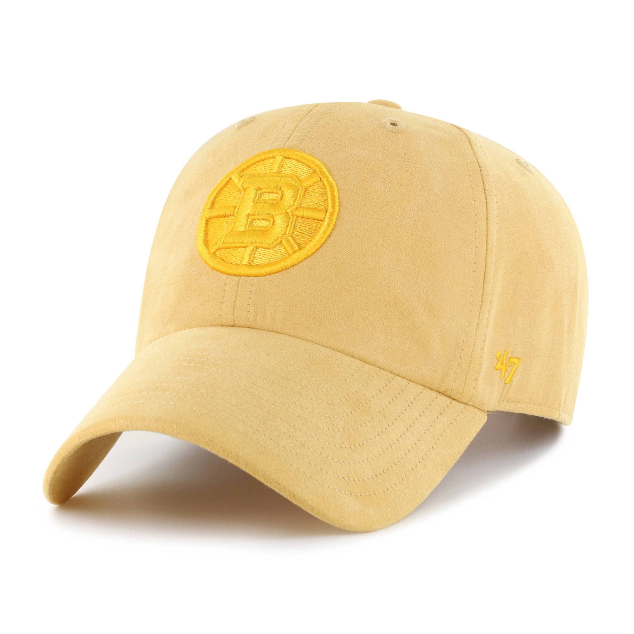 47-clean-up-ballpark-suede-boston-bruins-cap-gold-osf image 1
