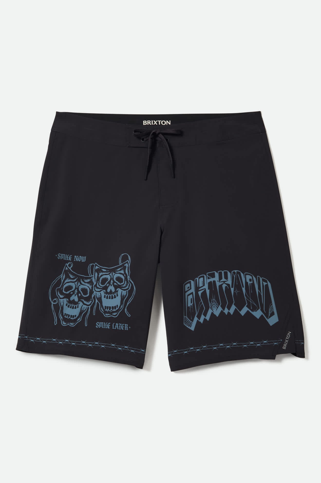 brixton-blitz-boardshort-21-boardshort-black-masks-schnelltrocknend image 1