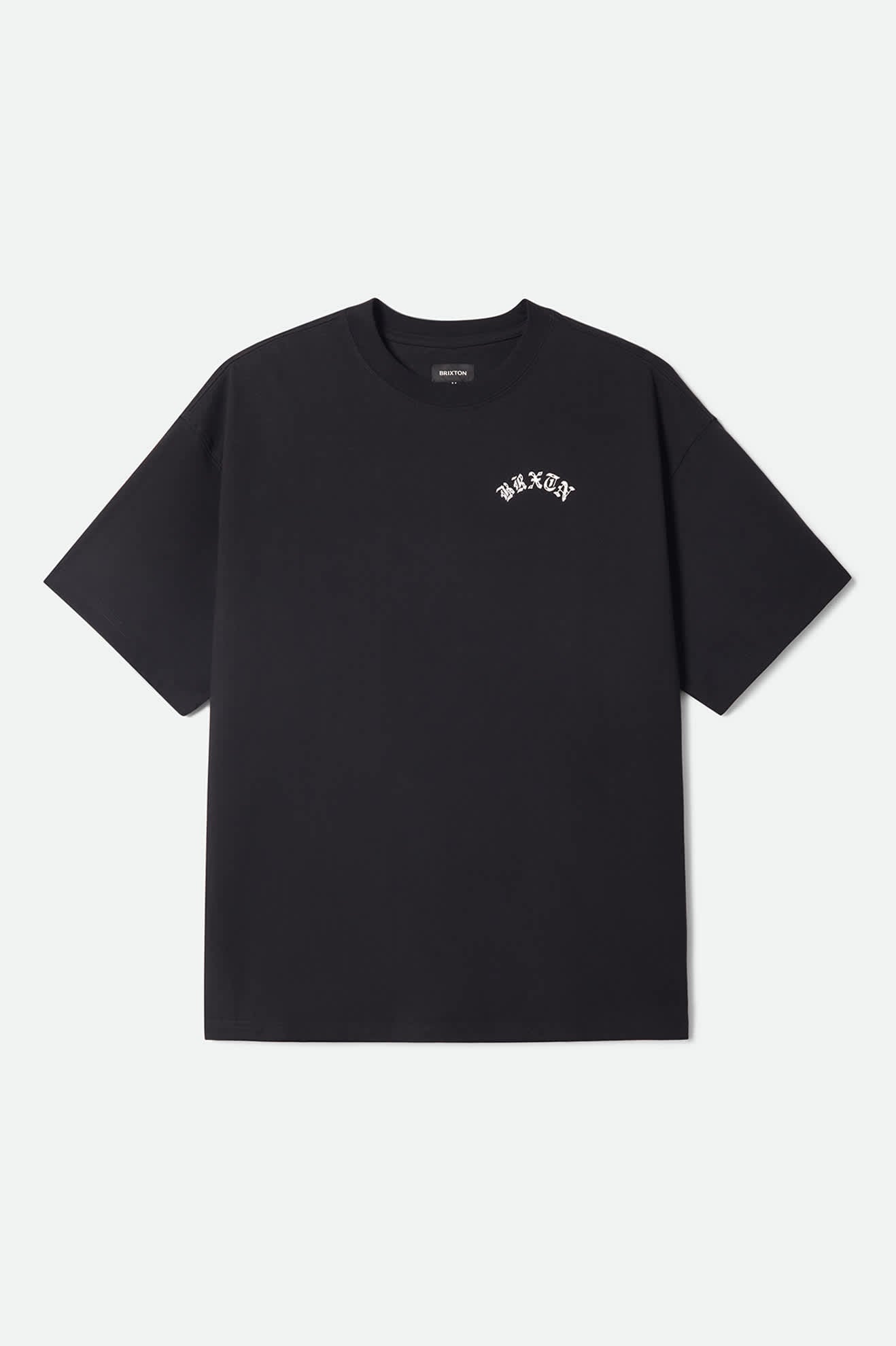 brixton-drive-oversized-t-shirt-schwarz-baumwolle image 1