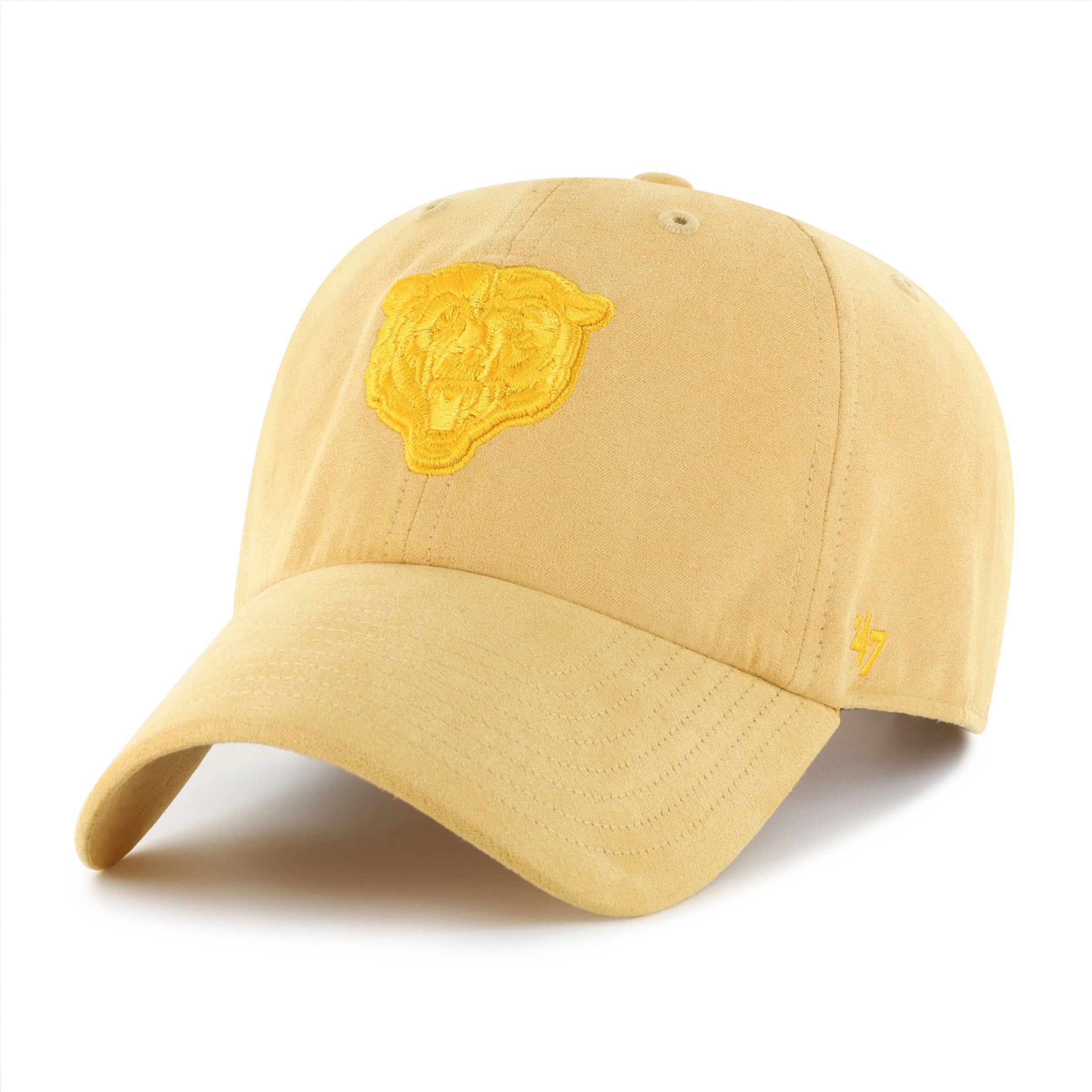 47-clean-up-ballpark-suede-chicago-bears-baseballcap-gold-osf image 1