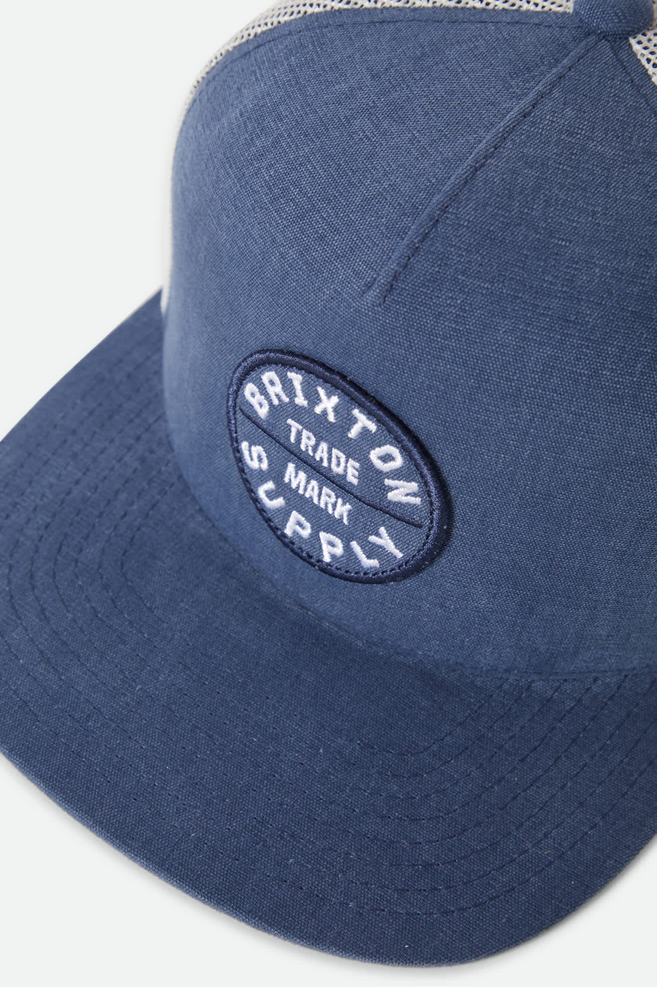 brixton-oath-trucker-cap-blue-chambray-white-mesh image 3