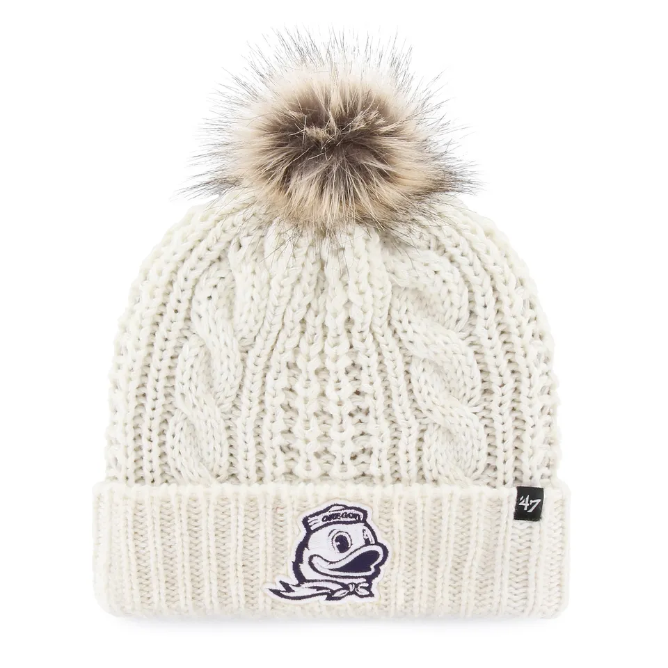 47-brand-knits-oregon-ducks-meeko-beanie-wei-damen image 1